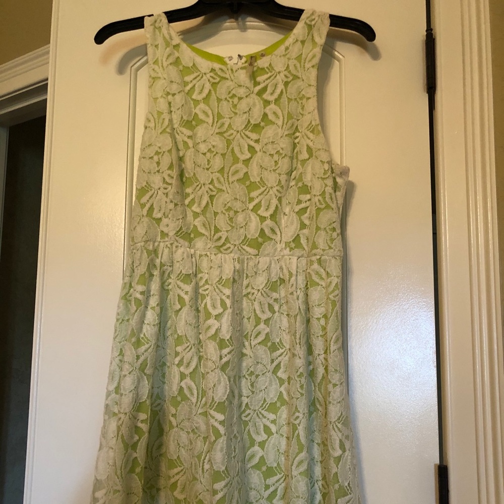 White flower dress